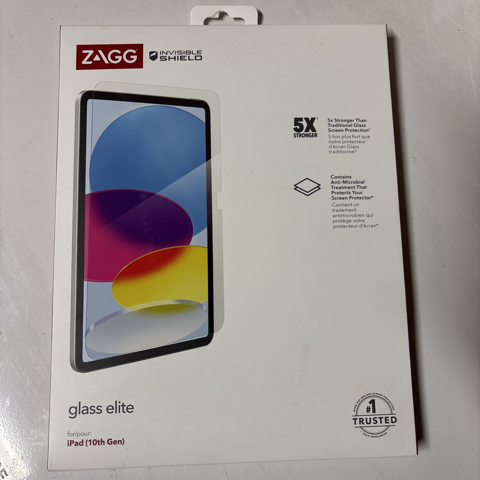 ZAGG InvisibleShield Glass Elite Screen Protector for Apple iPad 10.9" 10th Gen