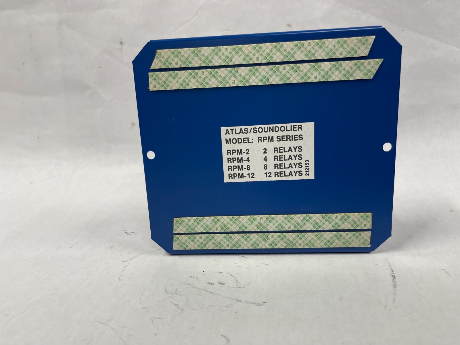 Atlas Soundolier RPM-4 4 Relay Panel /4 Socket Modular Relay Pack