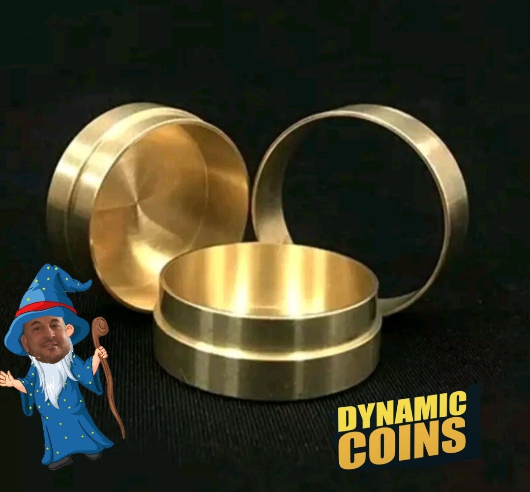 Magic Trick Dynamic Coins Vanishing Stack of Quarters Close Up Trick