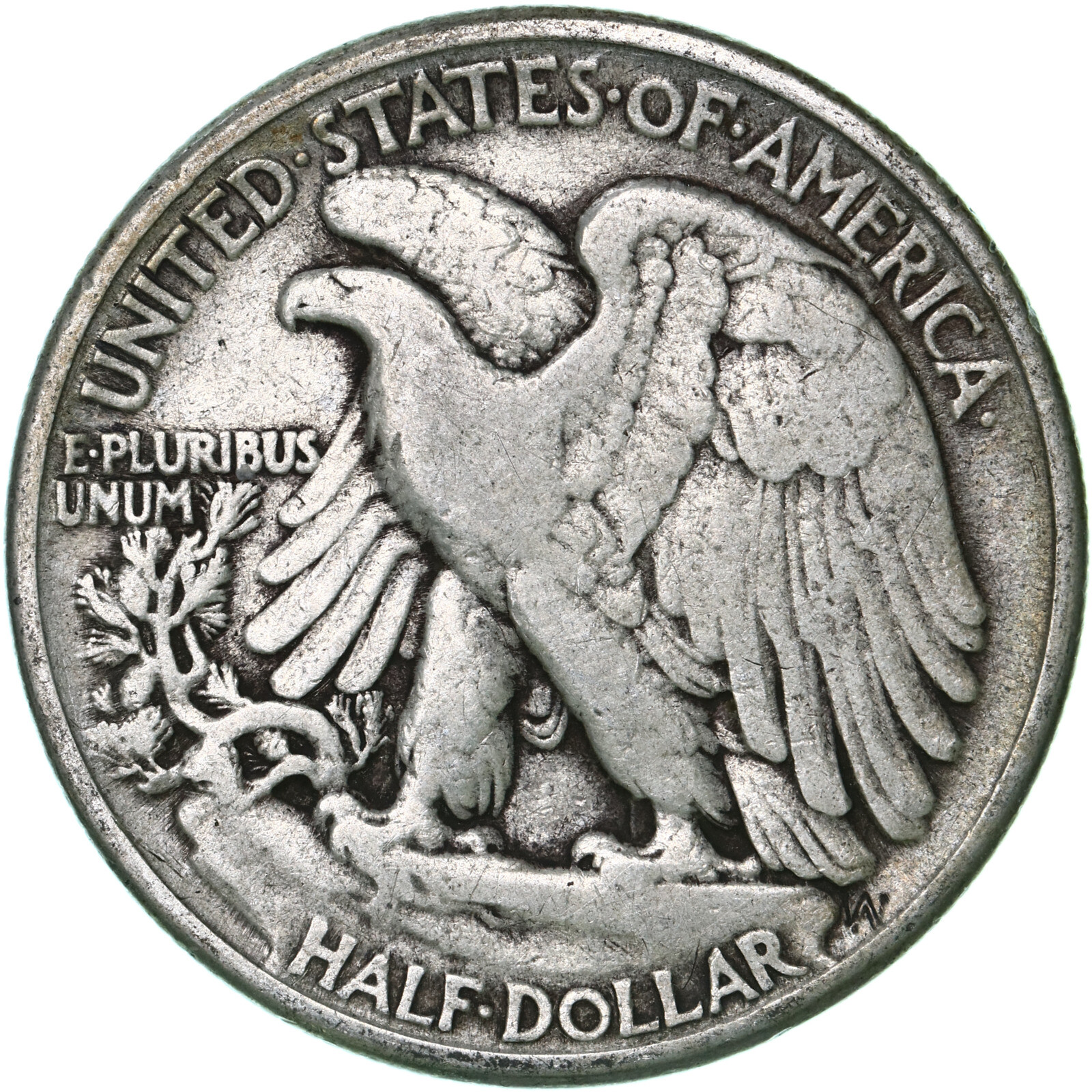 1945 (P) Walking Liberty Half Dollar 90% Silver Fine FN