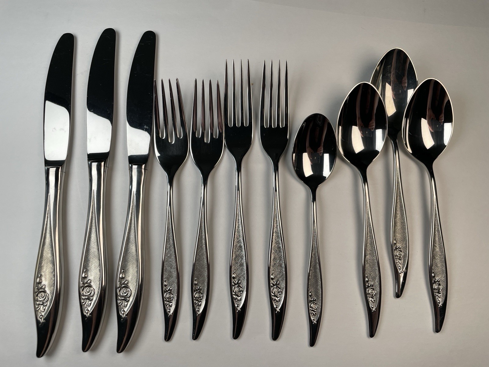Towle FLOURISH 18/8 Stainless Germany Glossy 11 Pieces Shiny