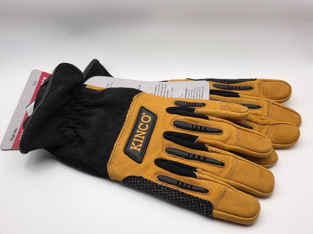 KINCO SYTLE 2132 SIZE LARGE BUFFALO LEATHER GLOVE