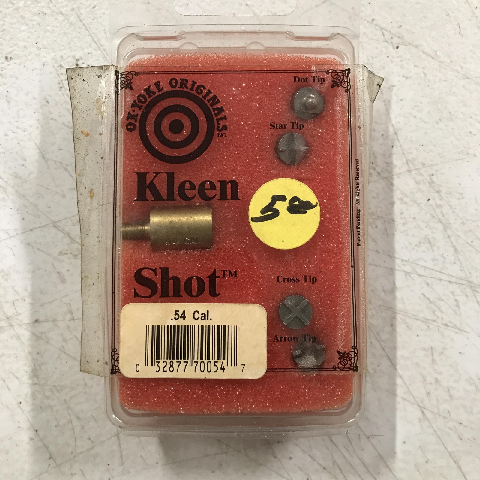 Vintage Ox-Yoke Originals Kleen Shot Bullet Mold .54 Cal Gold Black Powder
