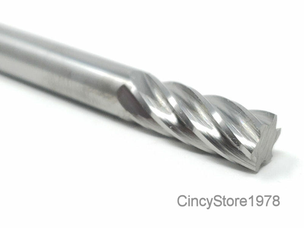 SA1NF Aluminum Cylindrical Carbide Burr Bur Cutting Tool Die Grinder Bit 1/4"
