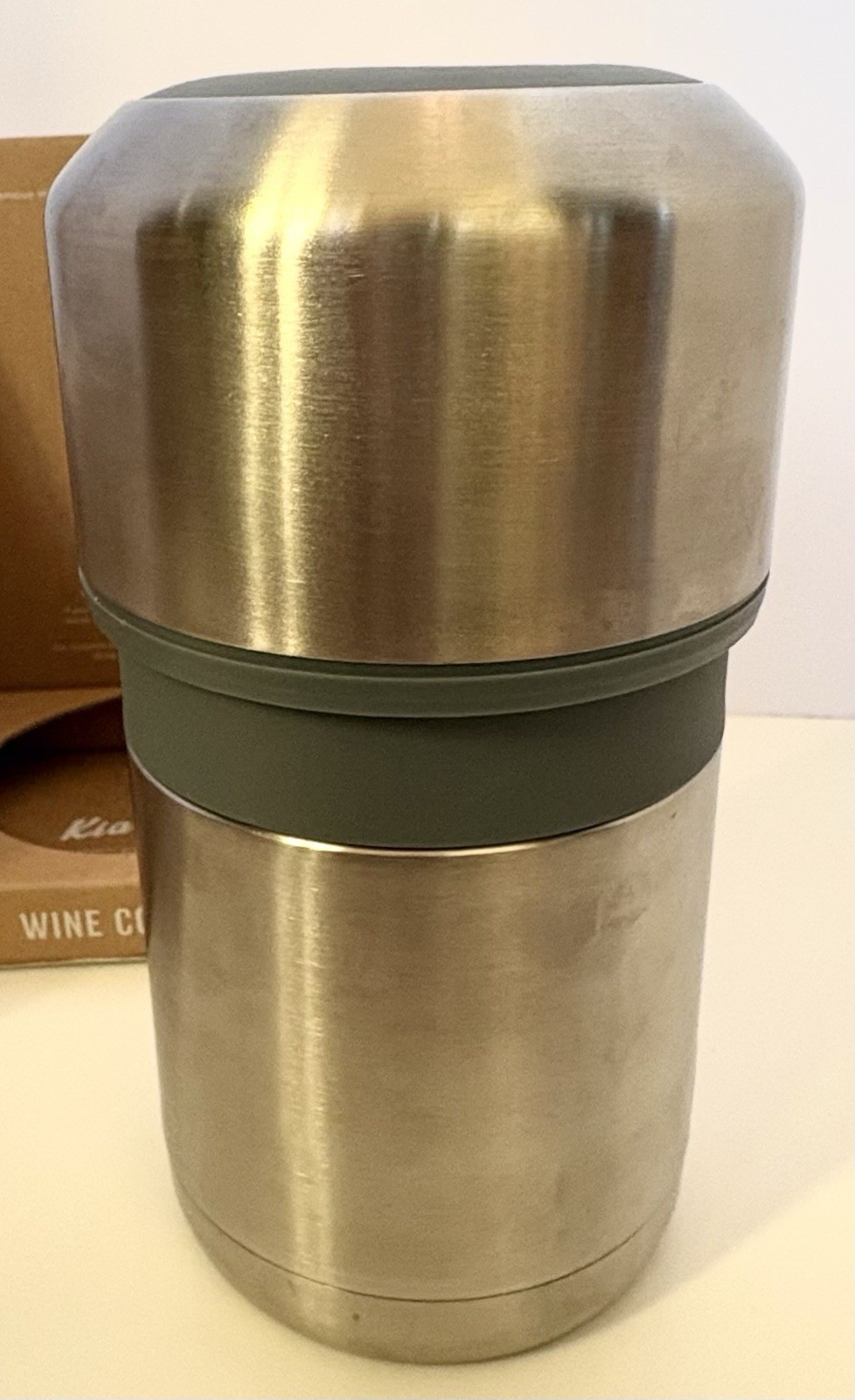 HUSKI Brushed Stainless Steel Wine Cooler