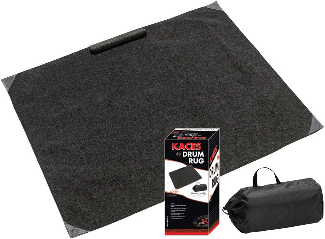 Crash Pad Drum Rug with Carry Bag - Ultimate Protection for Your Drums!