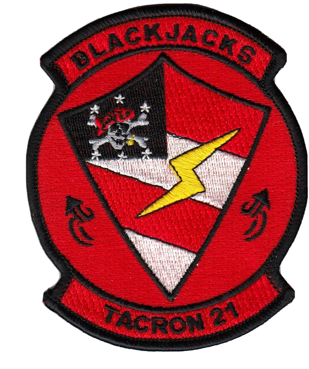 TACRON-21 BLACKJACKS COMMAND CHEST PATCH