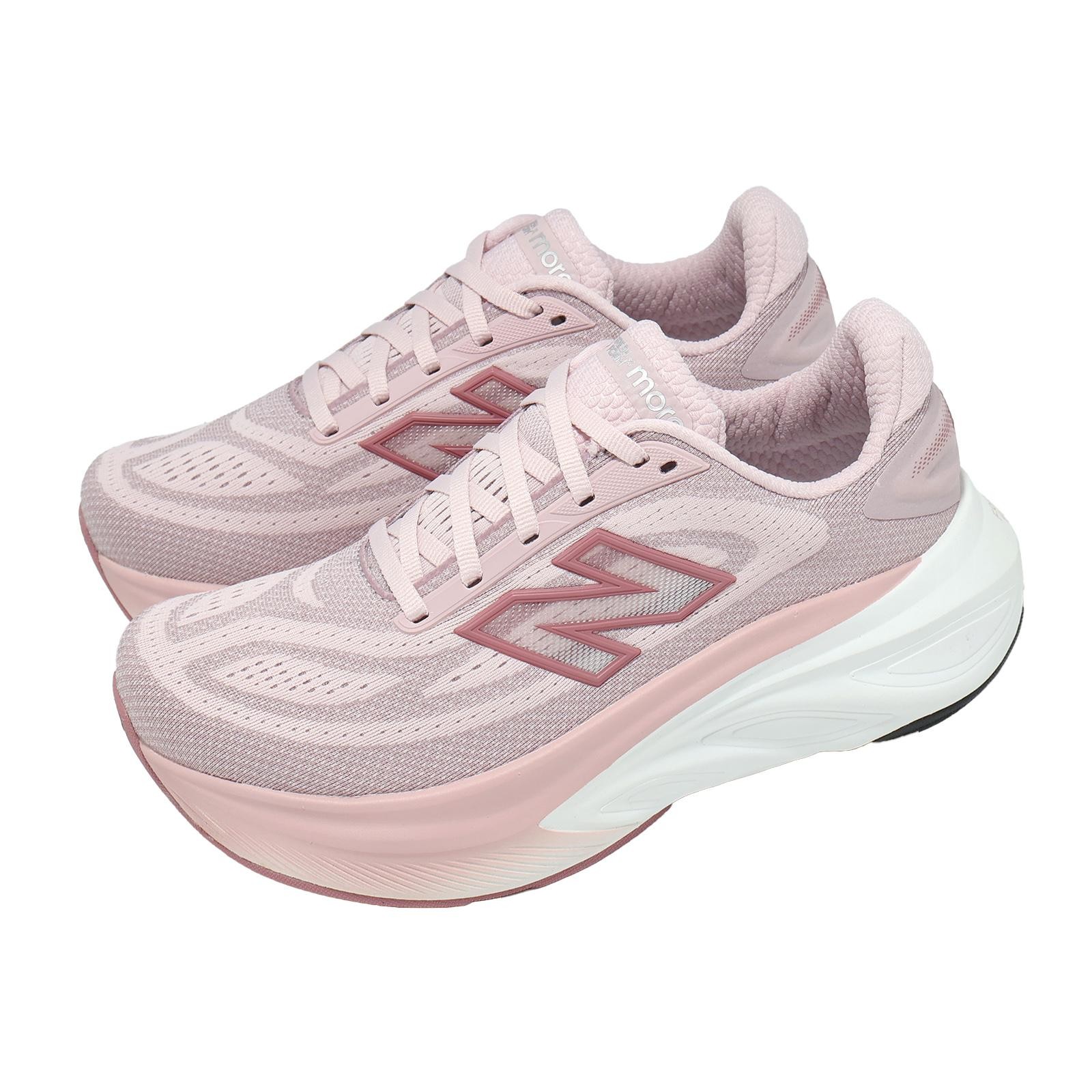 New Balance Fresh Foam X More V6 D Wide Pink White Women Road Running WMOR1TC-D
