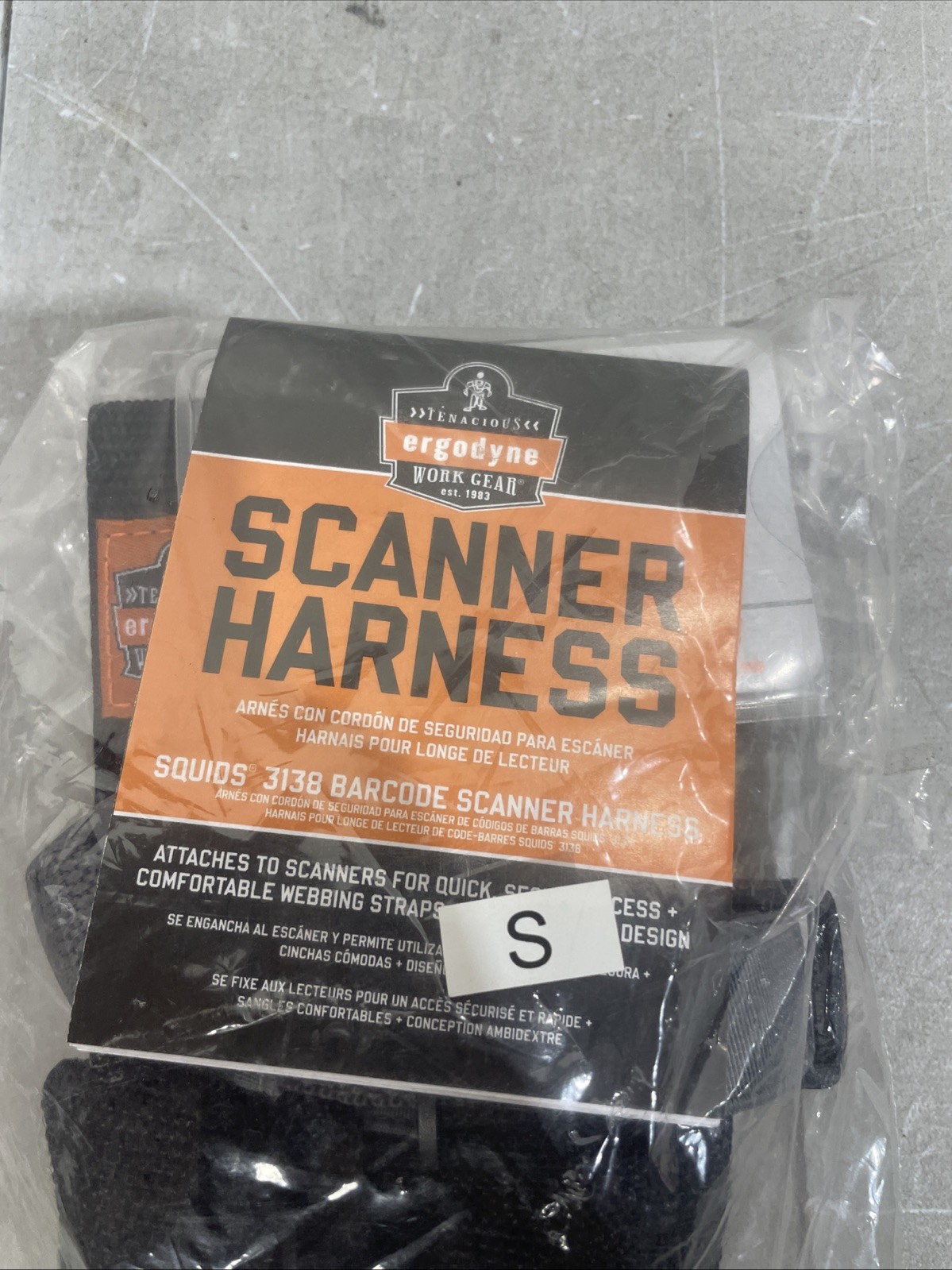 SQUIDS BY ERGODYNE 3138S Barcode Padded Scanner Harness Lanyard