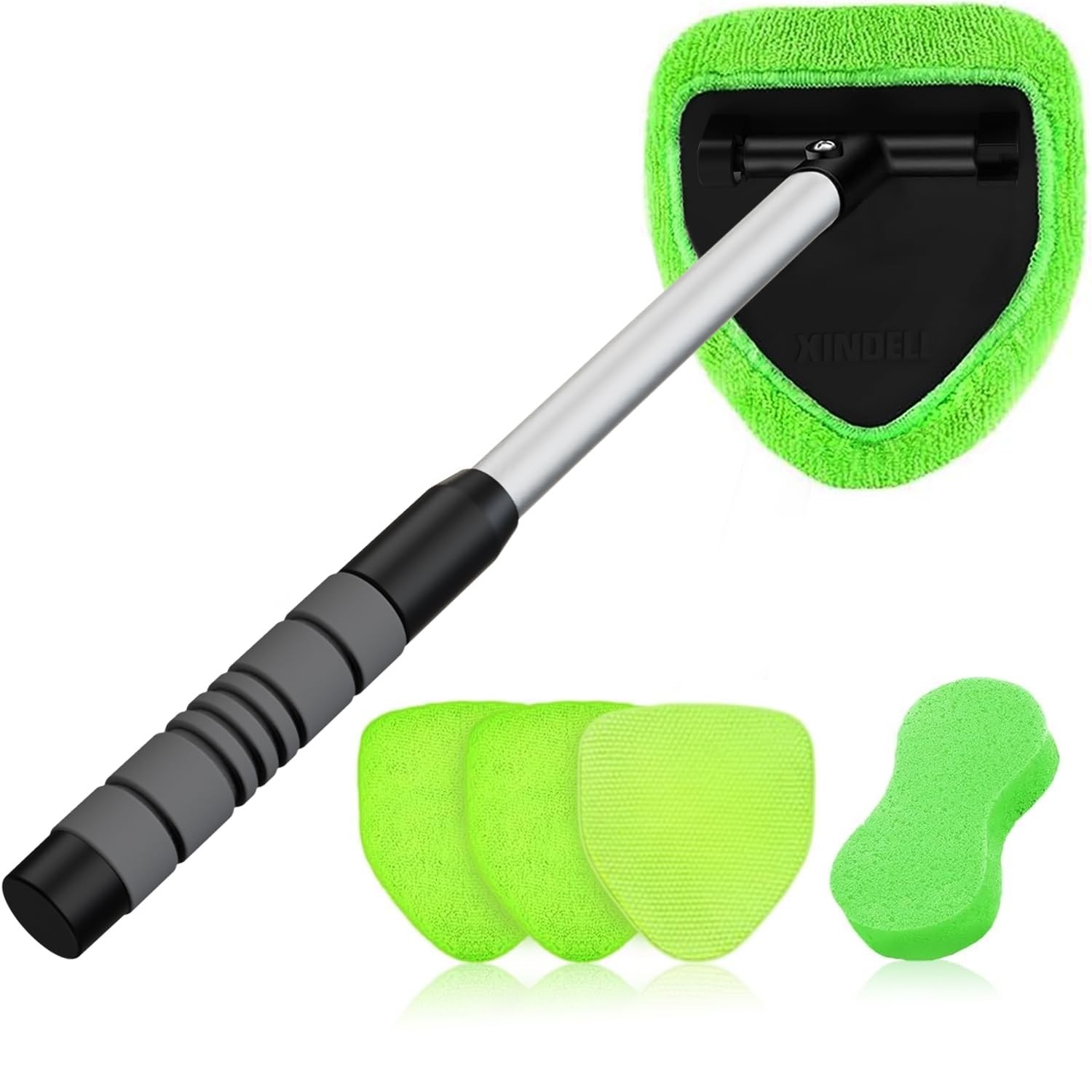 Windshield Cleaner Wand Microfiber Car Inside Window Cleaning Tool Anti Fog 50CM