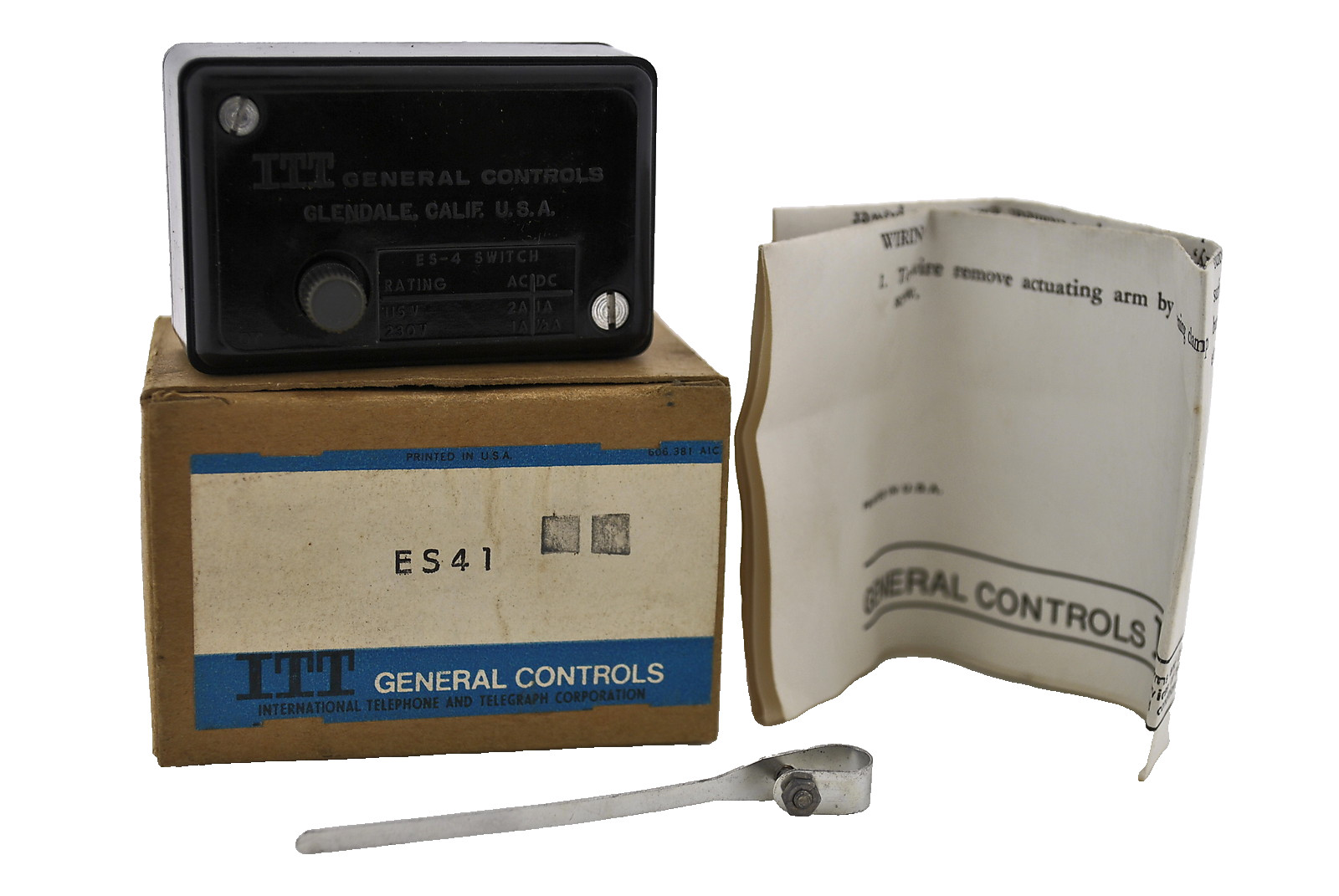 1 Pc ITT General Controls ES41 Actuator Switch Control Industrial