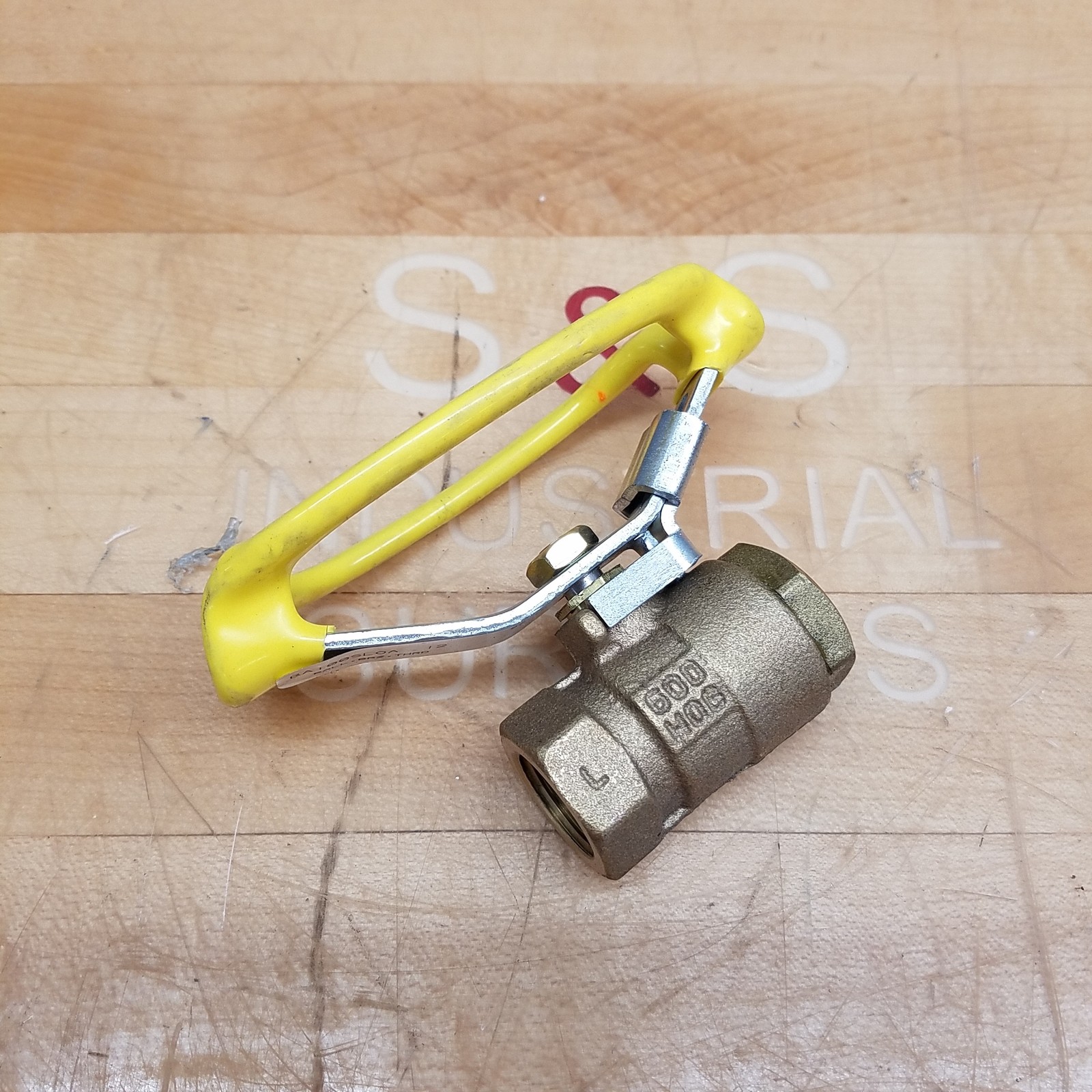 1/2" Bronze Ball Valve, Female threaded, 600 WOG - USED