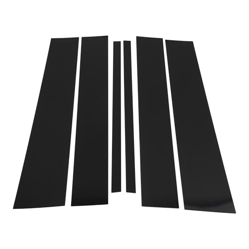 6 Pcs Door Pillar Window Trim for Nissan Armada 2004-2015 Front Rear Left Black