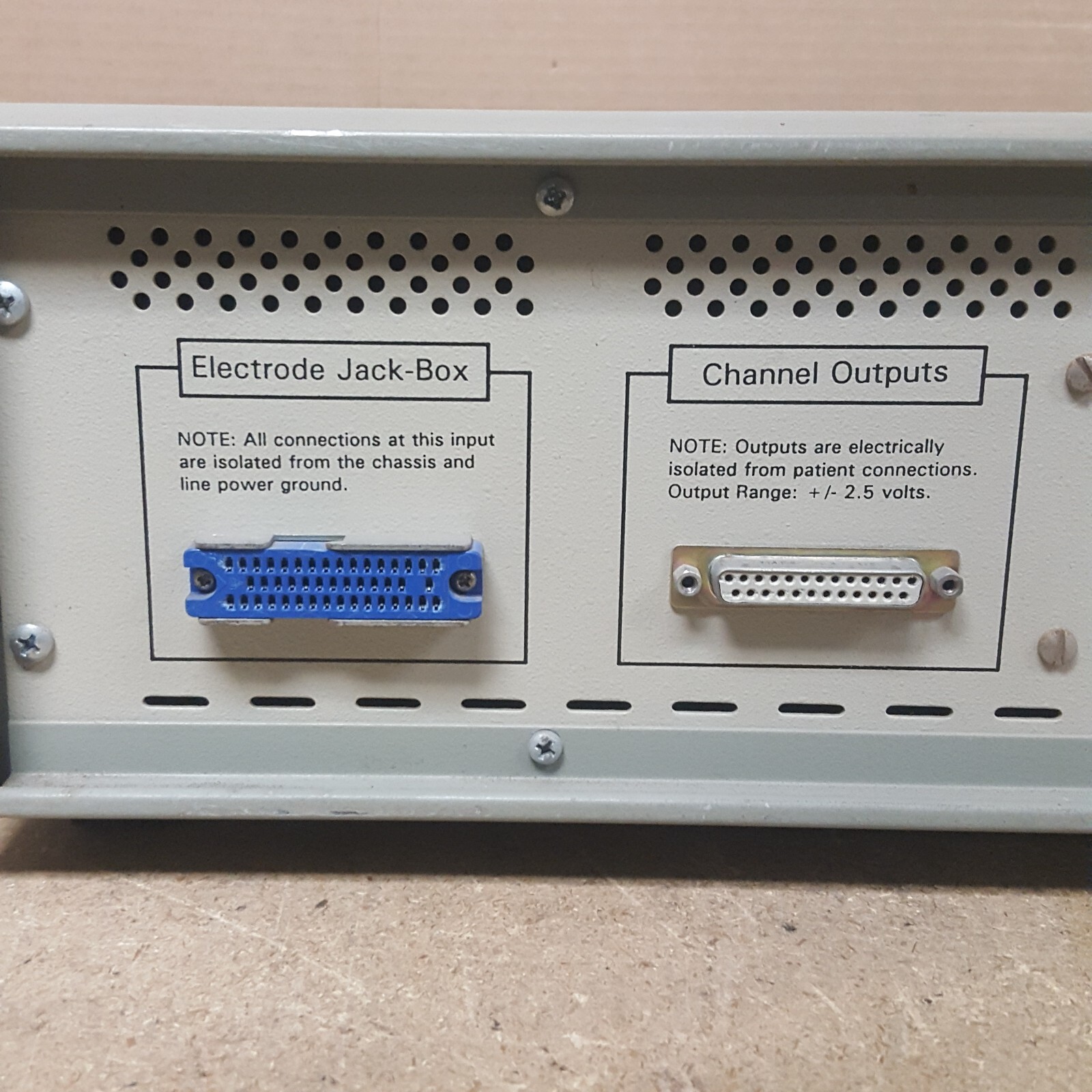 Vista-Graph Polysomnography Amplifier - Powers On - No Power Cord - USED