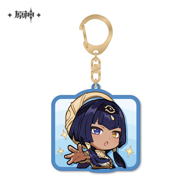 miHoYo Genshin Impact Candace Keychain Cute Acrylic Keyring Sumeru City Official