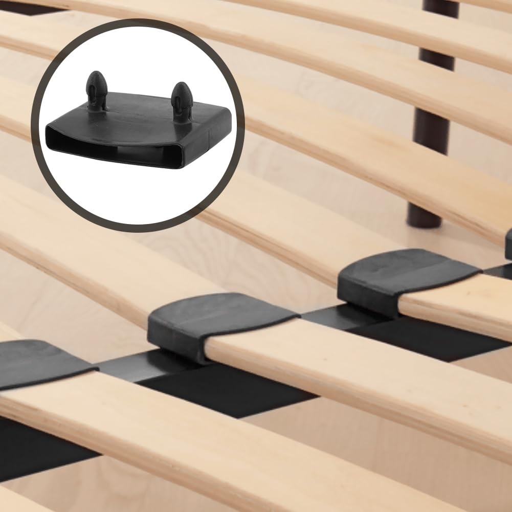 Ranjaner 20Pcs 54x10mm Plastic Replacement Bed Slat free size, Black