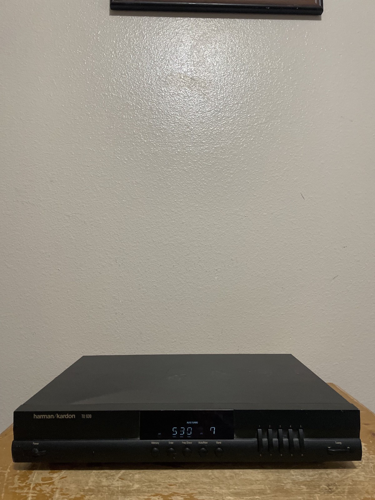 Harman Kardon TU930 TU 930 AM/FM Stereo Tuner Tested/Works