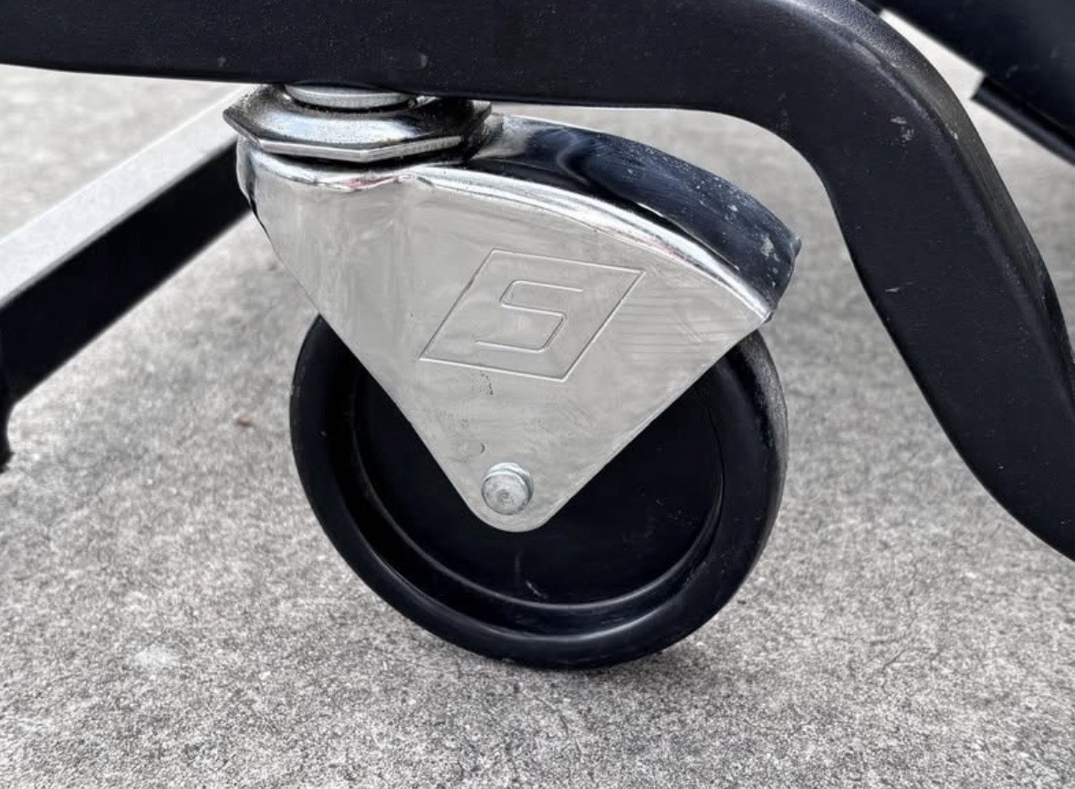 Minty Snap-On JCW75BL Flat-Oval Adjustable Head position Creeper in Black