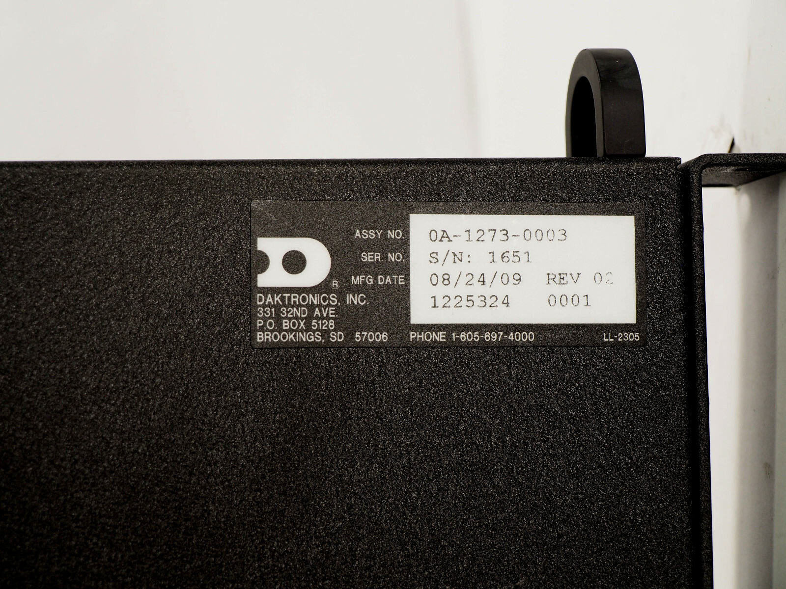 Daktronics Data Distributor 0A-1273-0003 Rev 02