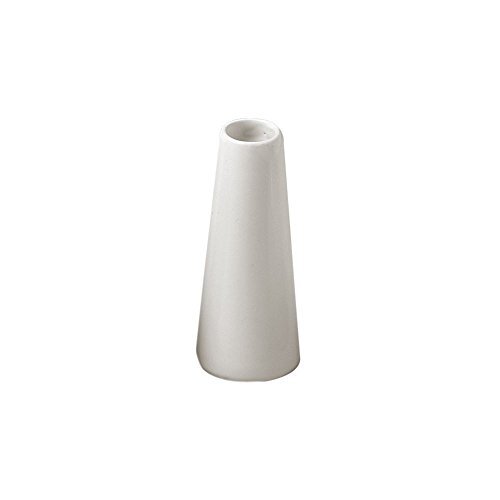 American Metalcraft White Ceramic Prestige 4" Bud Vase Tower