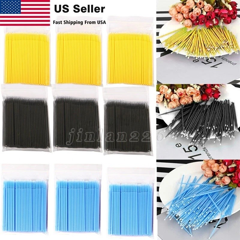 Micro Brushes Applicators Microbrush Dental (Regular, Fine, Super Fine) USA