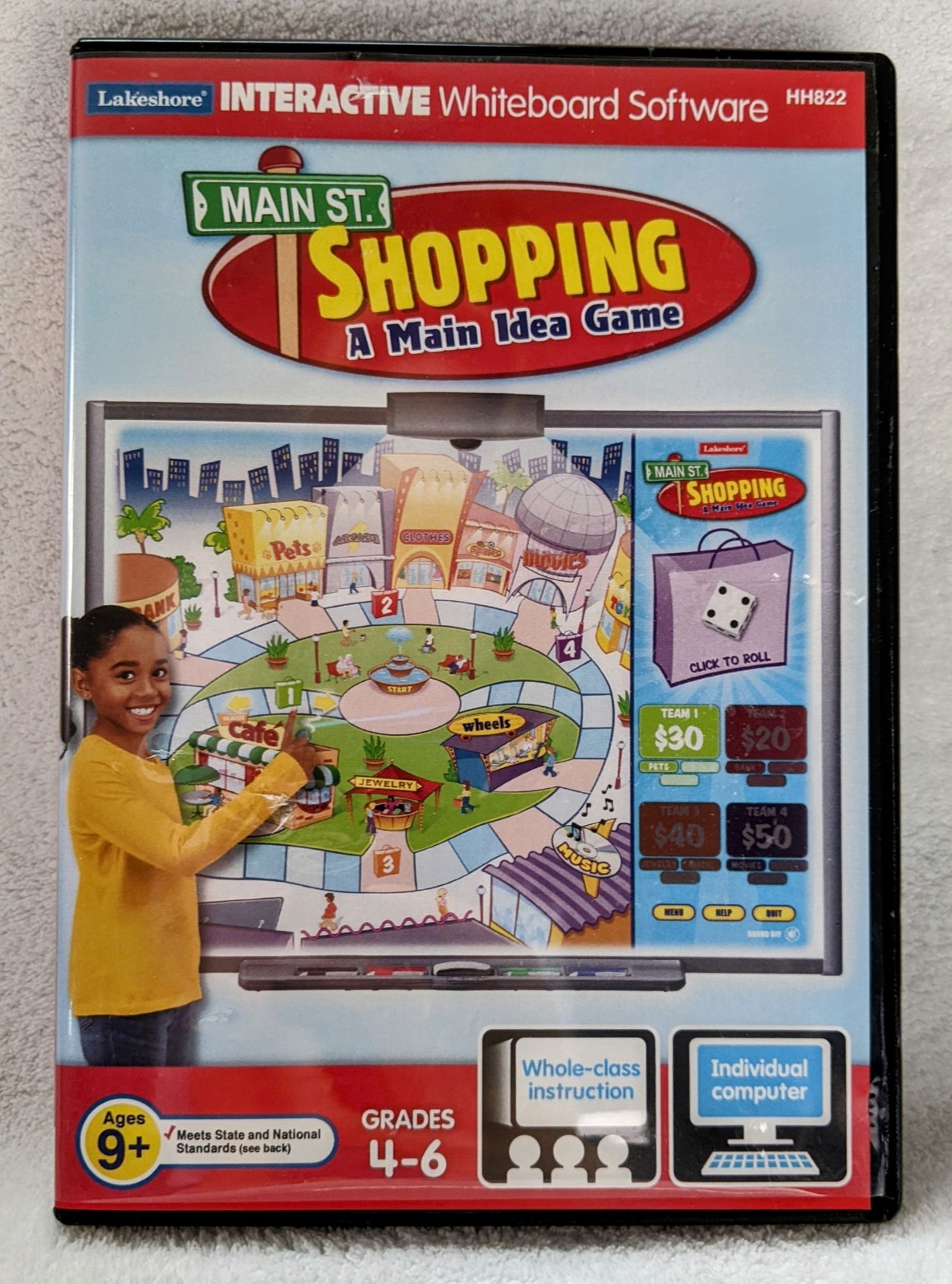 Lakeshore Main Street Shopping Game Smart Board or Computer Grades 4-6 HH822