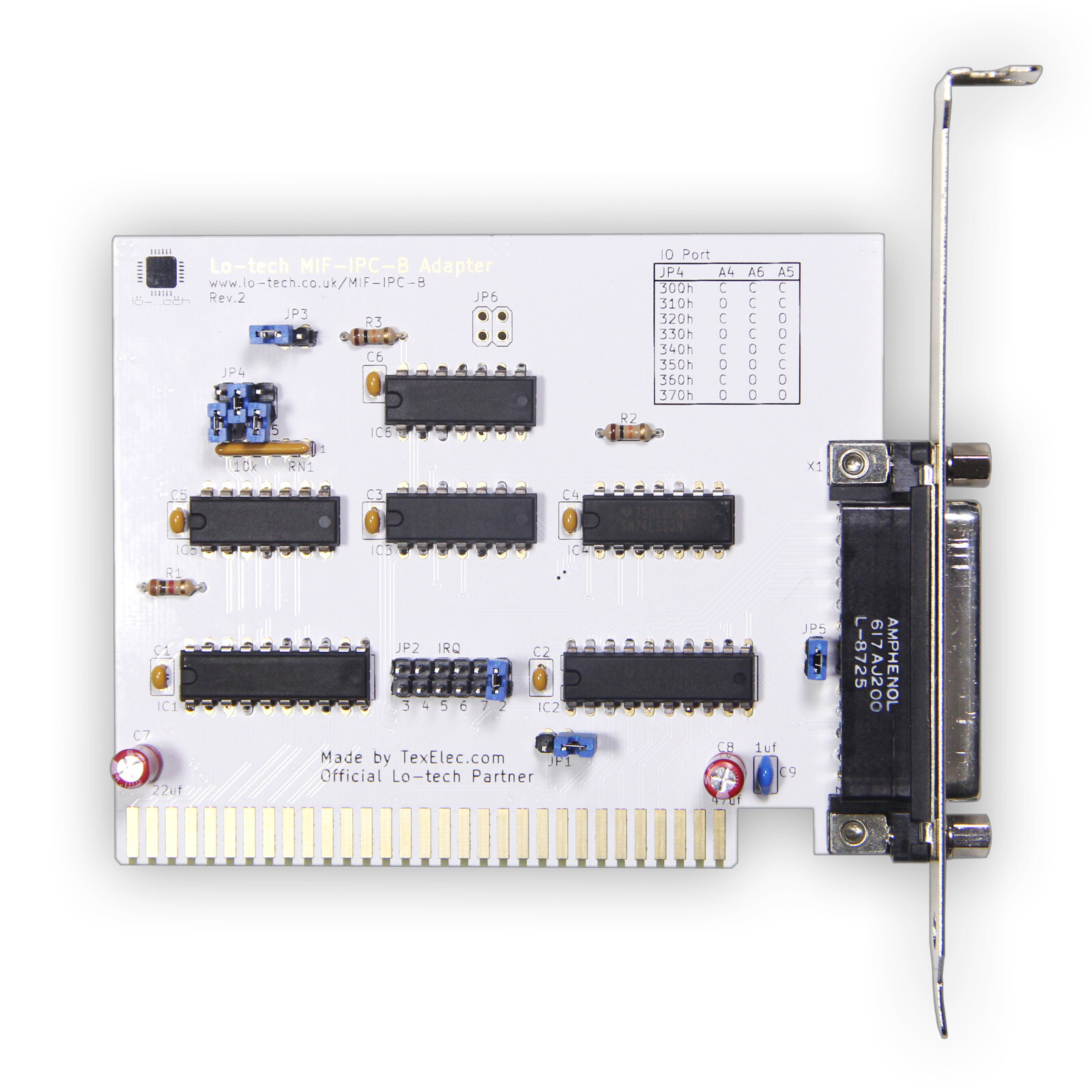 Lo-tech MIF IPC B for 8 & 16 bit ISA Slots