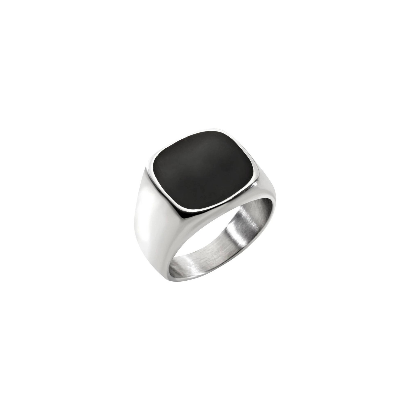 Breil Emblems Ring TJ3855 TJ3856 TJ3857 TJ3858 Steel Black Stone Men's Ring