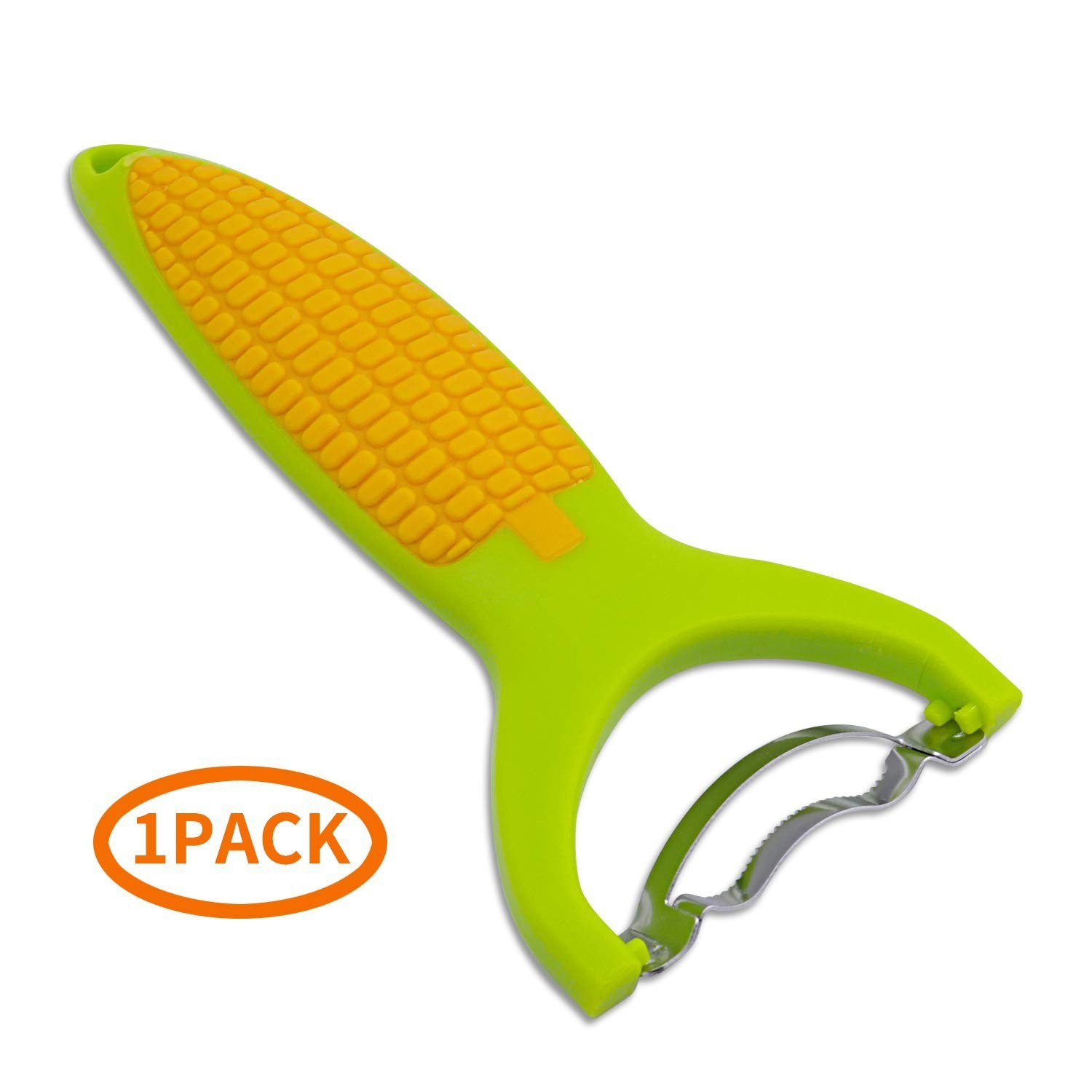 Corn Zipper 6" - Lovely Shape Ergonomic Kitchen Tool Corn Planer Cutter Cob P...
