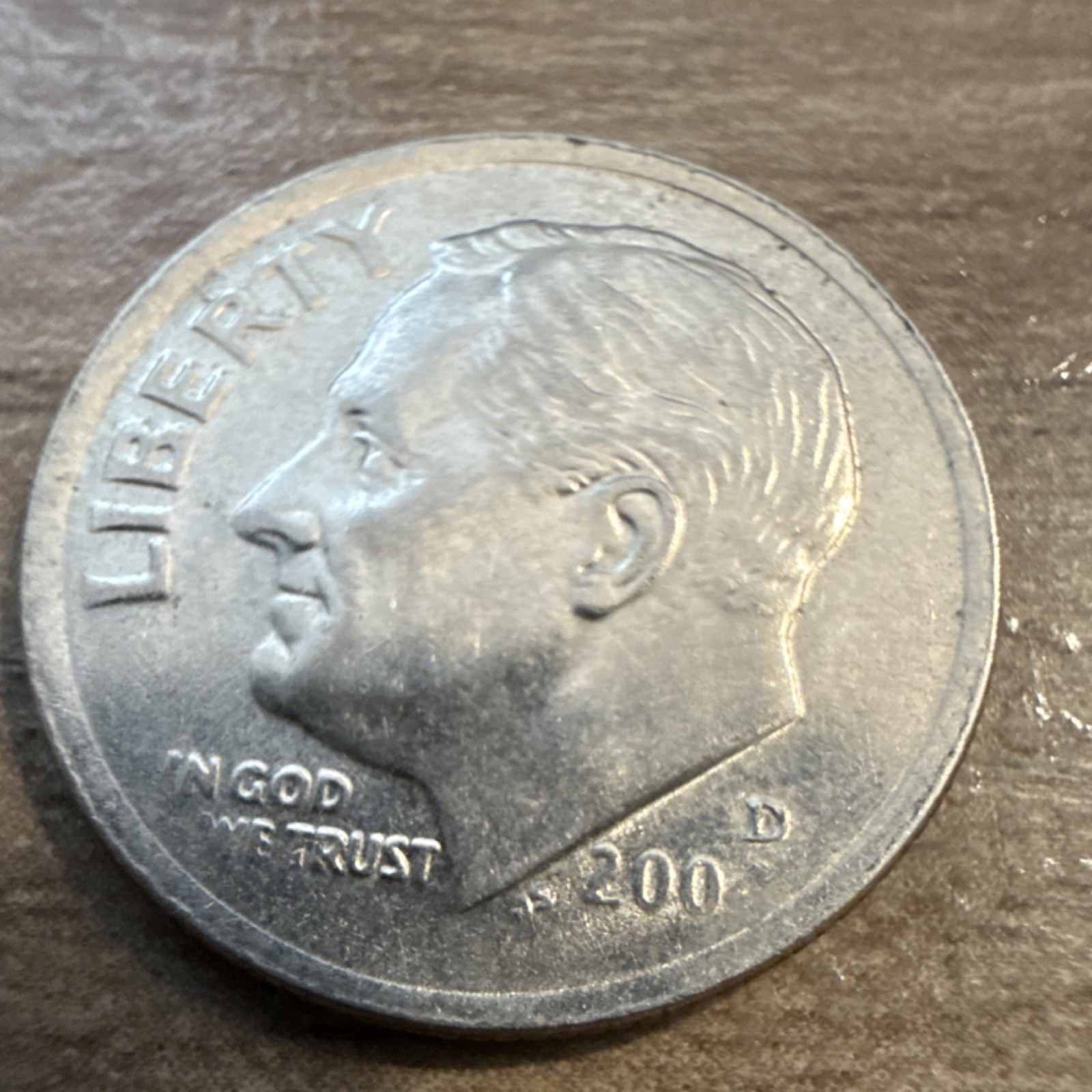 2000 D Roosevelt Dime 10C Circulated US Coin Business Strike Uncertified