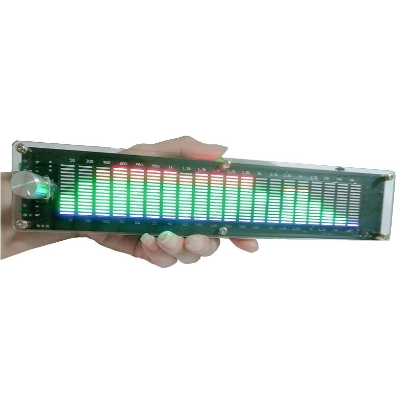 Stereo Music Spectrum Analyzer 20 Segment LED Level Display VU Meter Indicator