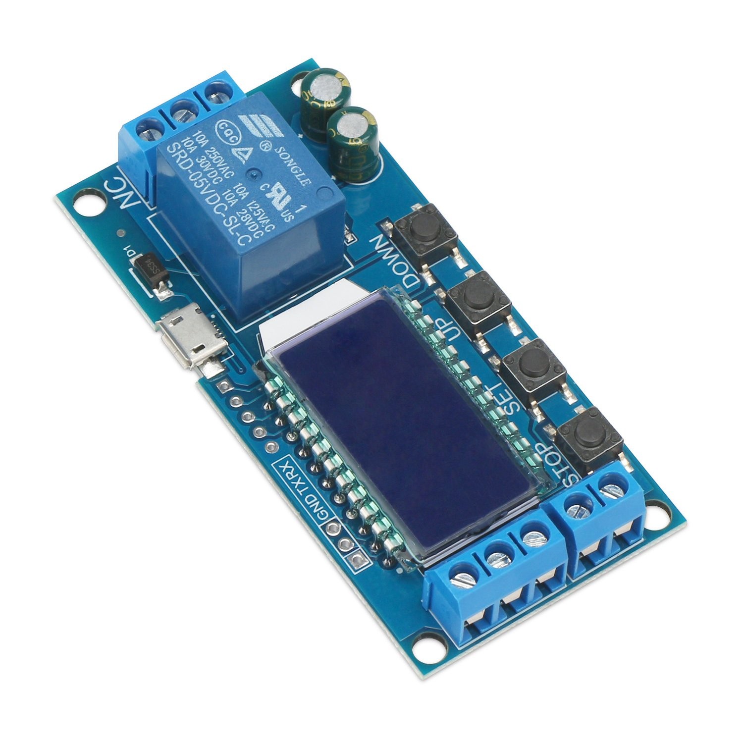 Timer Relay - 5V/12V/24V Time Delay Relay Switch Delay-Off Cycle Timer 0.01S-999