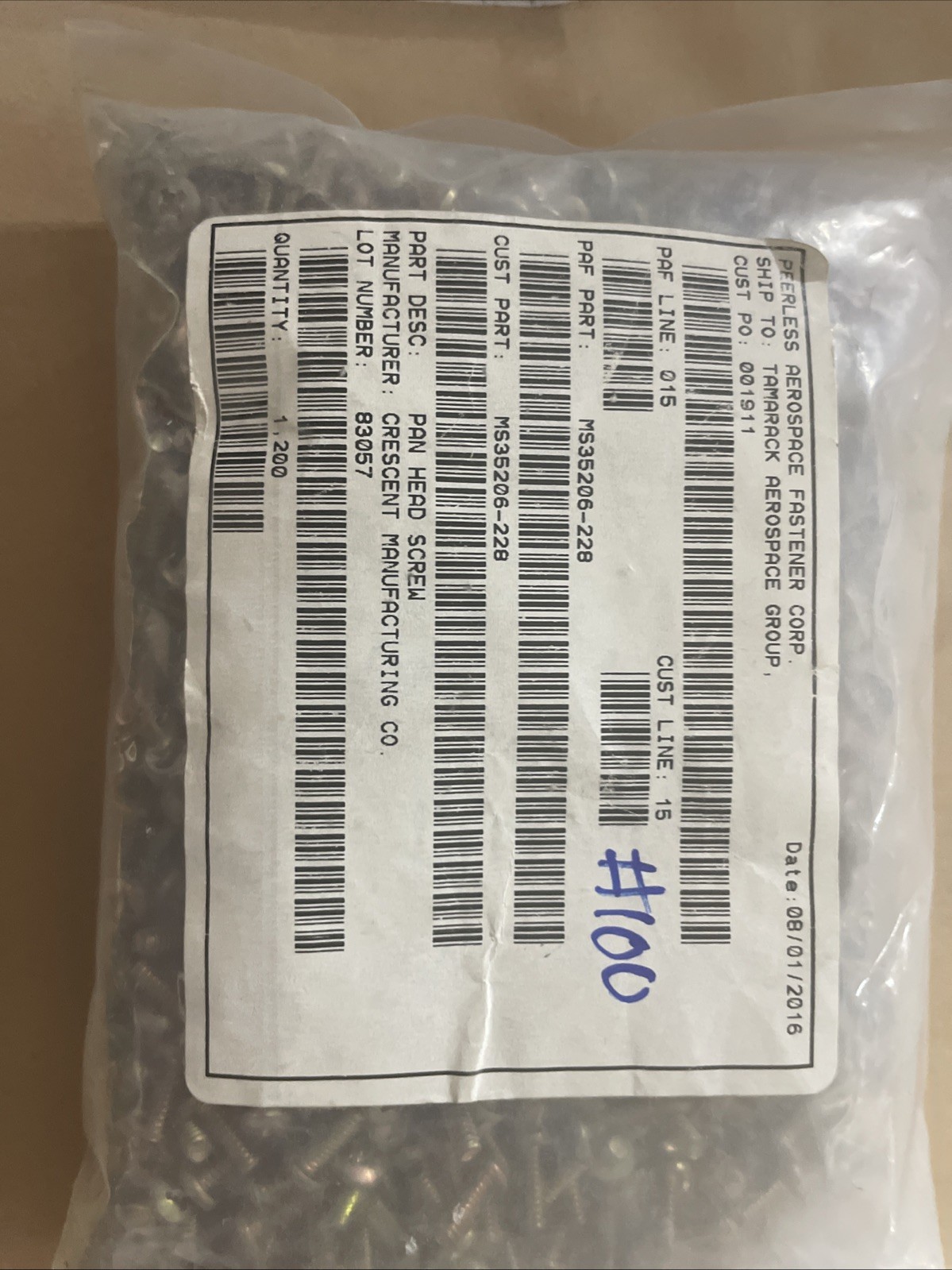 MS35206-228, Machine Screw- ( lot of 50)
