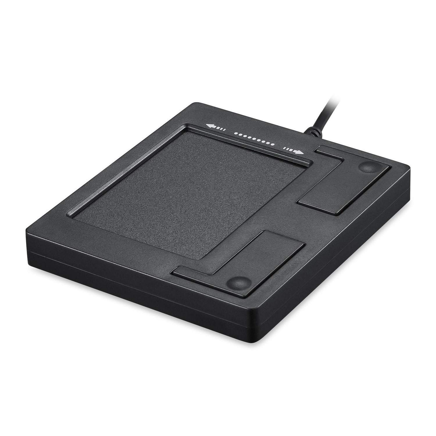 Wired USB Touchpad - Portable Trackpad for Laptop & Desktop, Compact Design, Bla