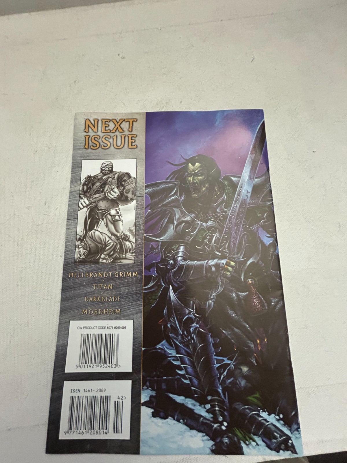 Warhammer Monthly Comic #42 2001 Very Good Condition SC OOP