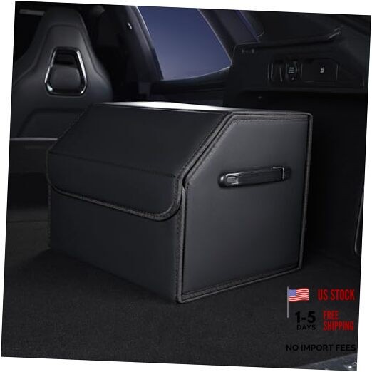 Trunk Organizer,car organizers and 15"L×13"W×12.4"H, 9lbs, 2K in³ black