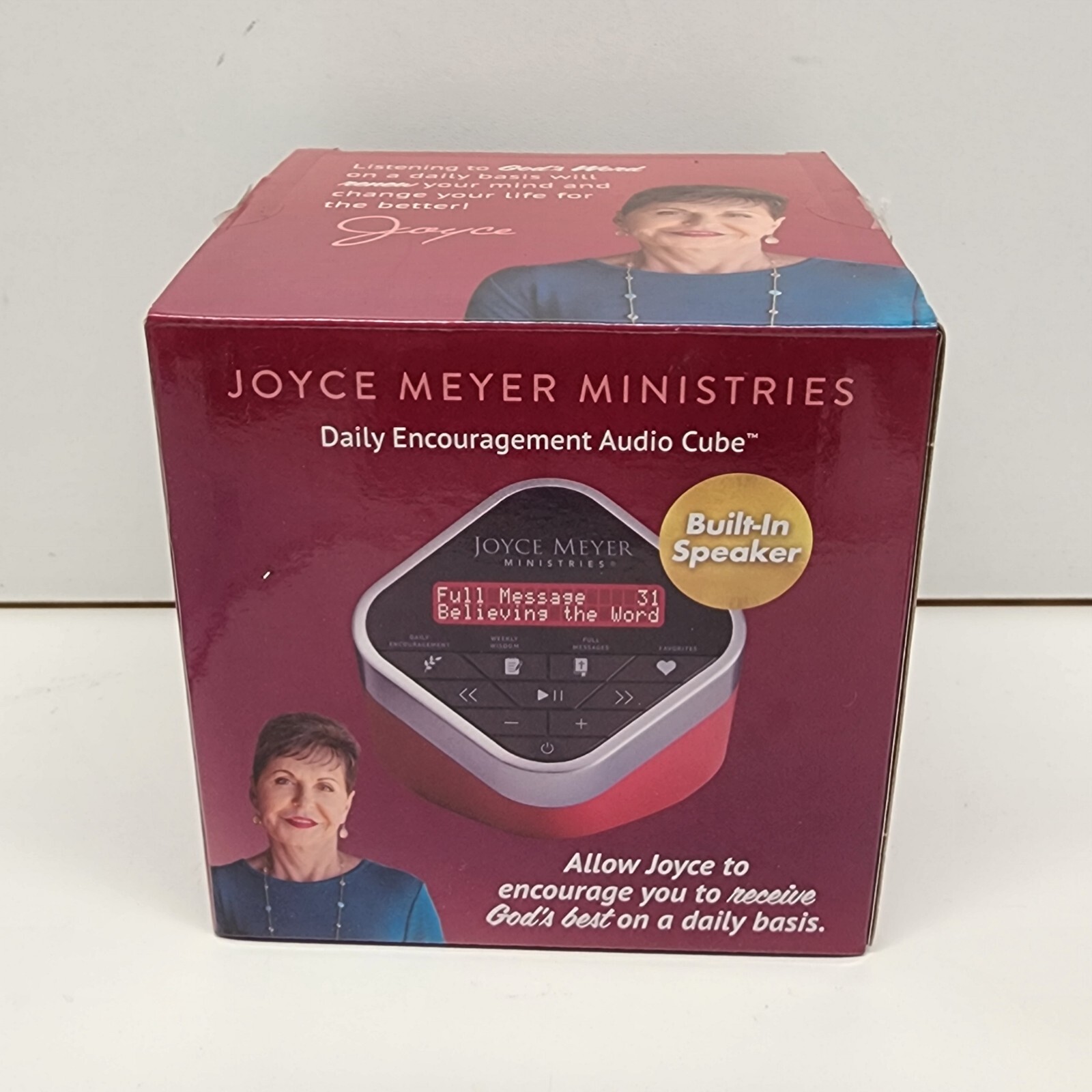Joyce Meyer Ministries Daily Encouragement Audio Cube