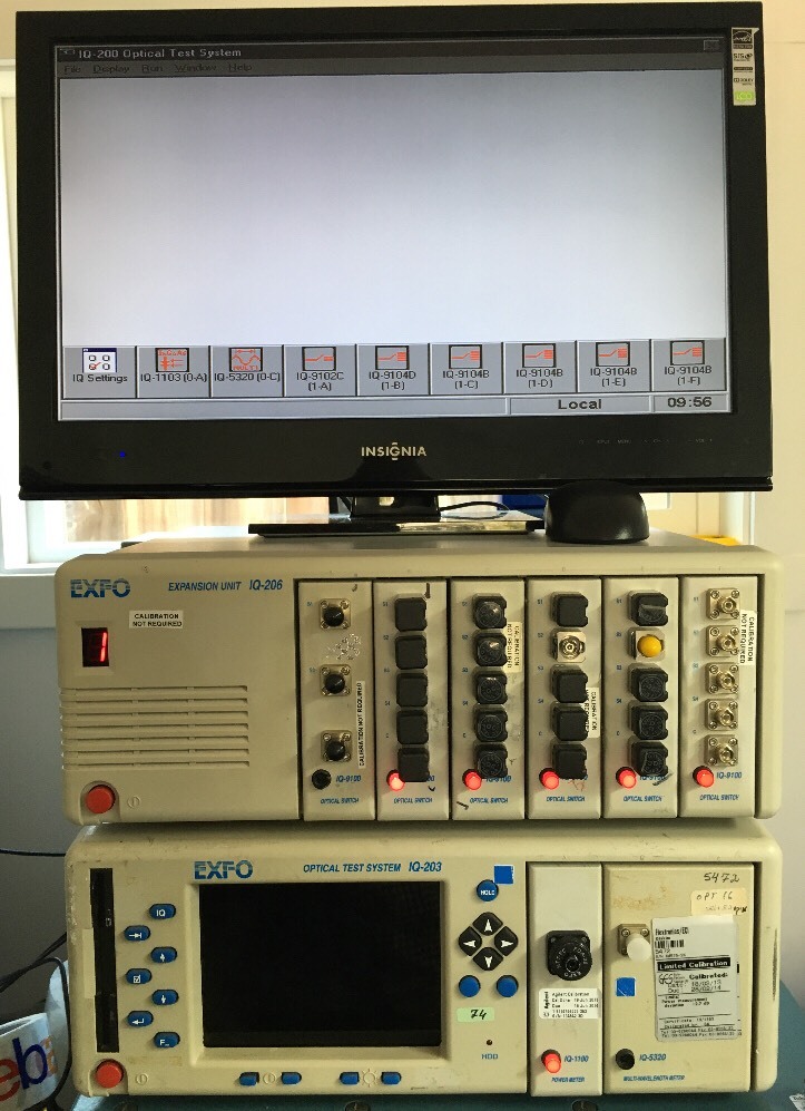 EXFO Expansion Unit IQ-206, Tested, Working (no Modules Included)