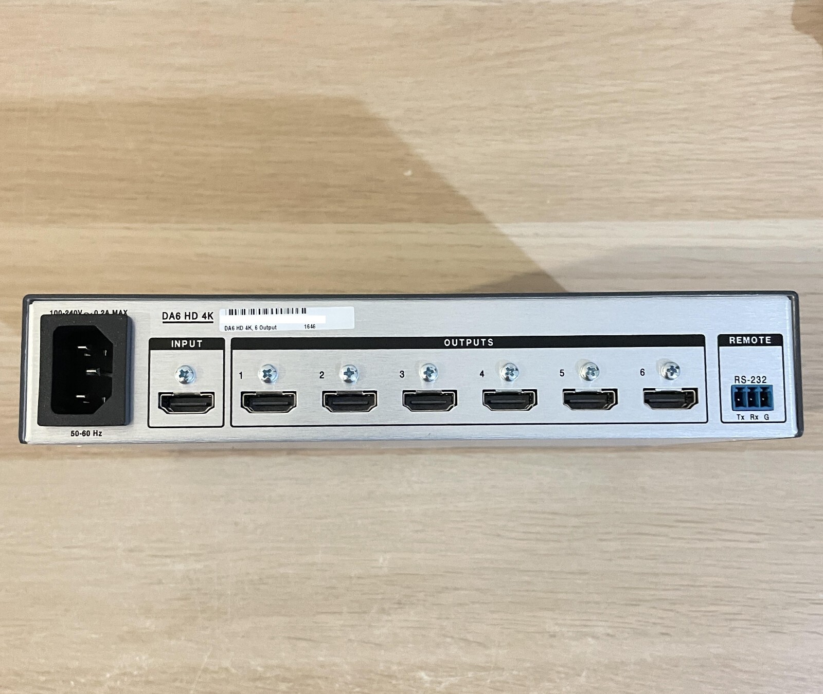 Extron DA6 HD 4K 6 Output HDMI Distribution Amplifier (As New)