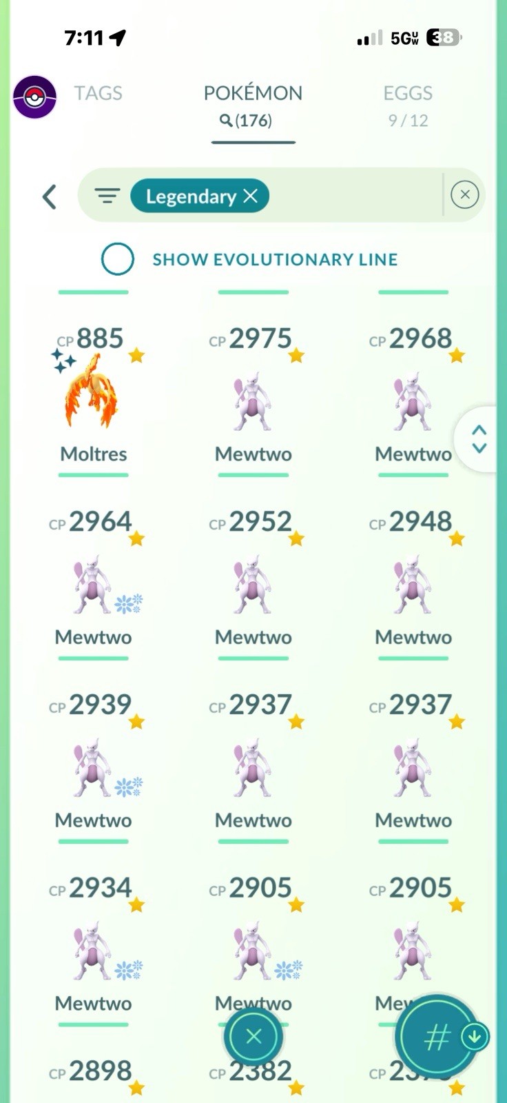 Pokémon GO Level 72 Game Account Legendary Shiny Pokémon ID DayWalker5150
