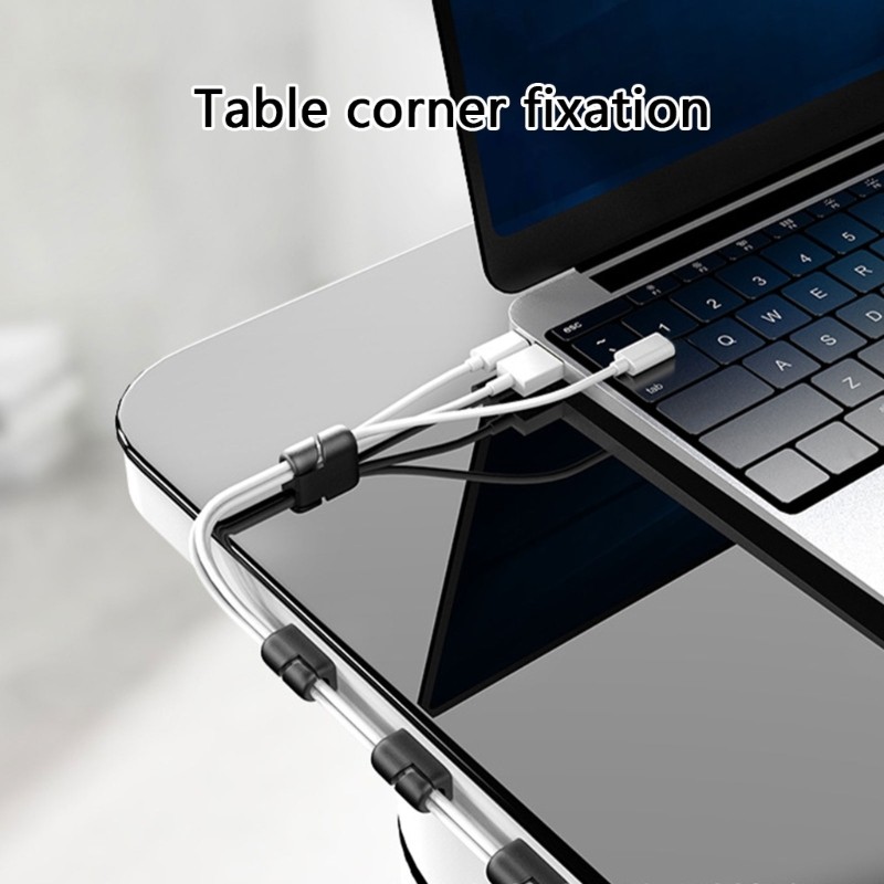 5Pcs Cable Clip Organizers Desktop Cable Management Base Clamp Fastener Clamp