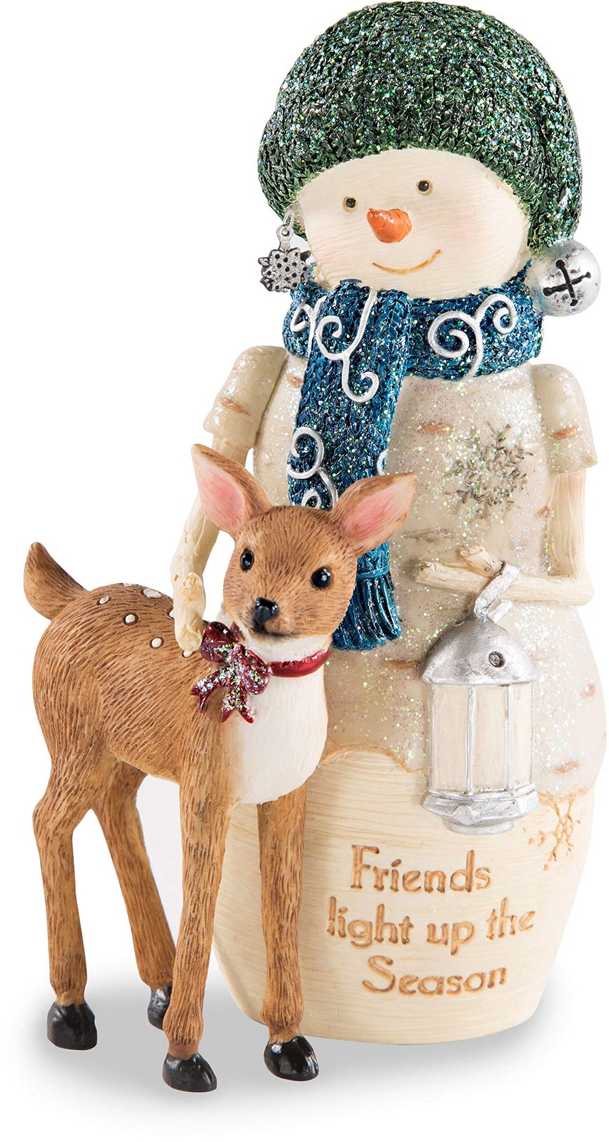Pavilion Gift Company Friends Light Up The Season 5 Inch Snowman Deer Figurine C
