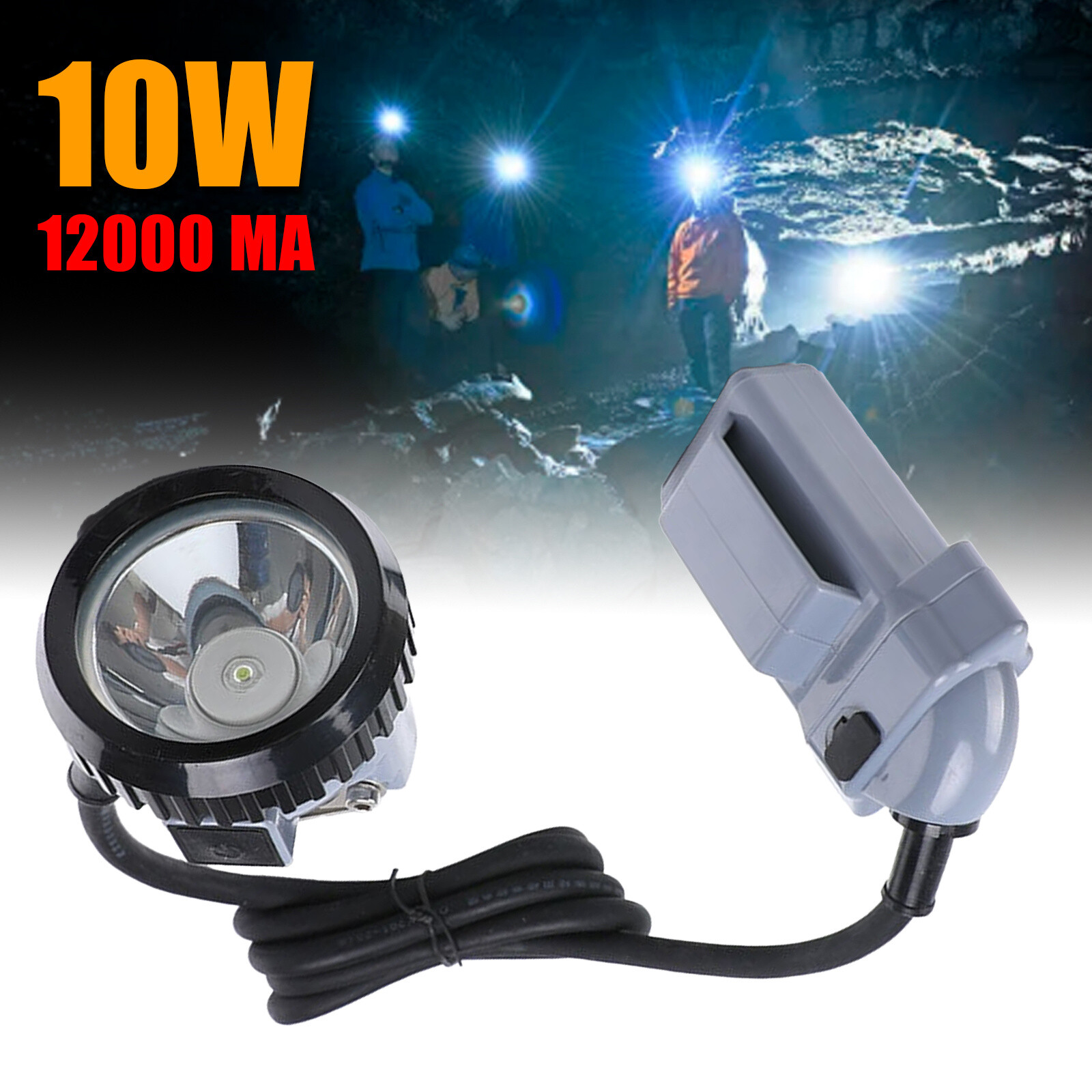 Led Mining Lamp Safety Headlight Coon Hunting Light Rechargeable Mining Lights