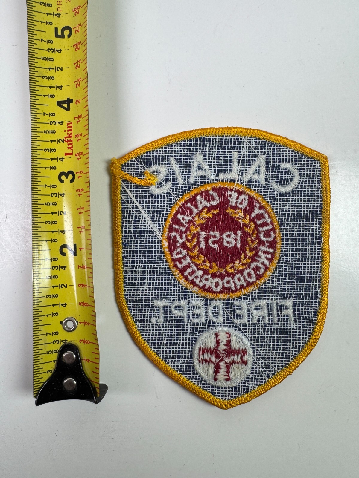 Calais Fire Maine ME Patch