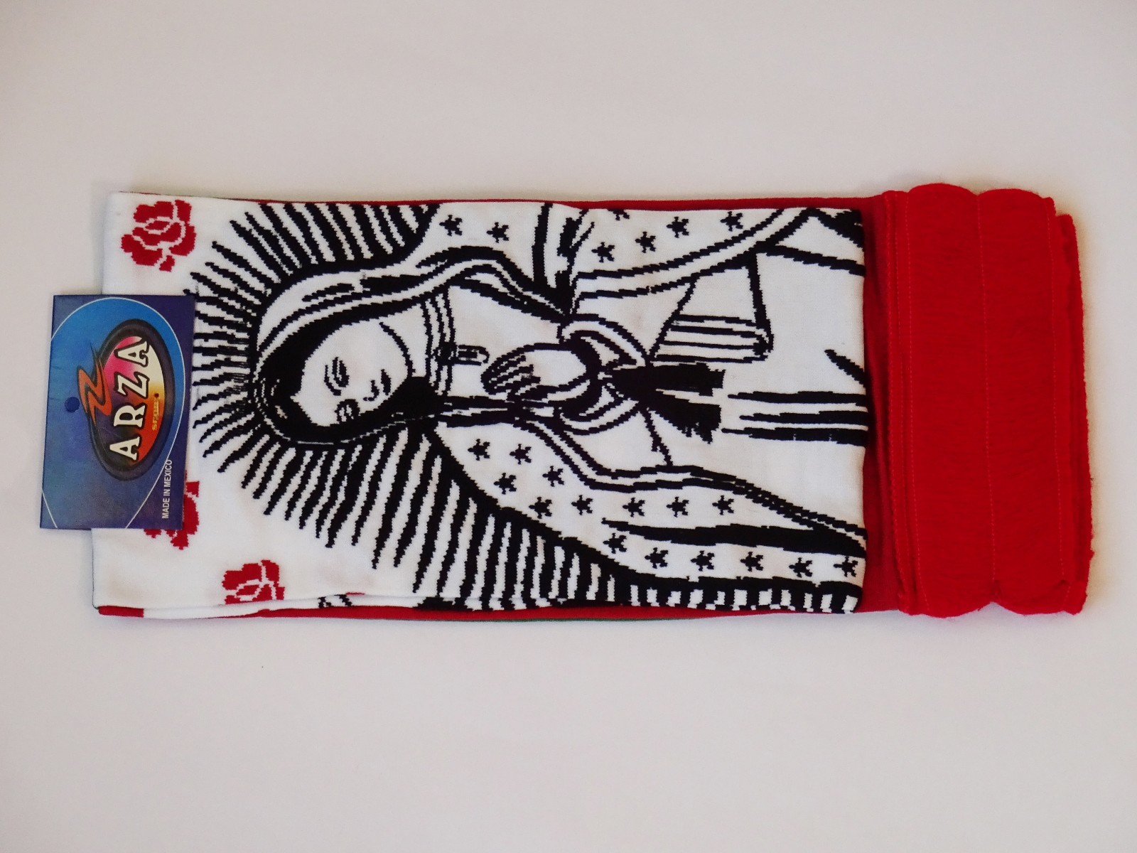 Virgen De Guadalupe Arza Scarf. Made in Mexico