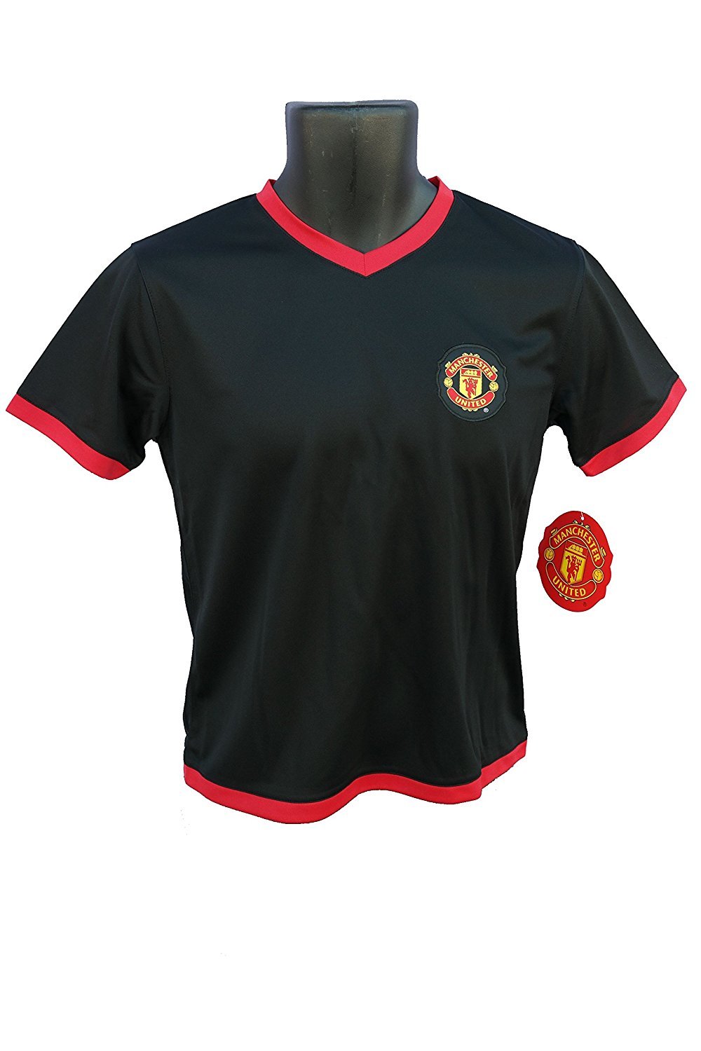 Manchester United FC Soccer Official Youth Poly Jersey 011Y Rhinox -M