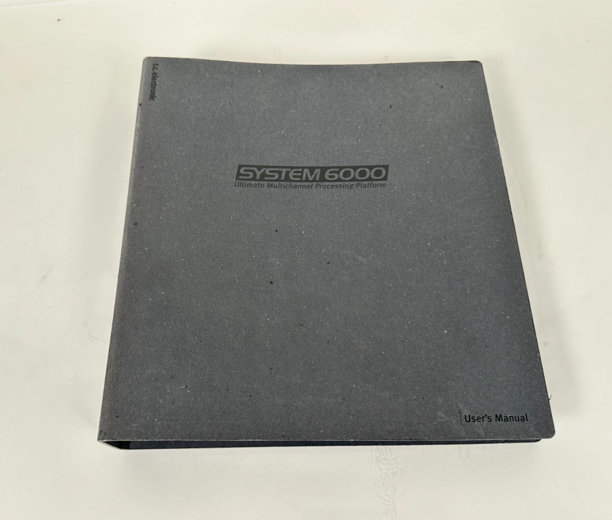 TC Electronic System 6000 User Manual
