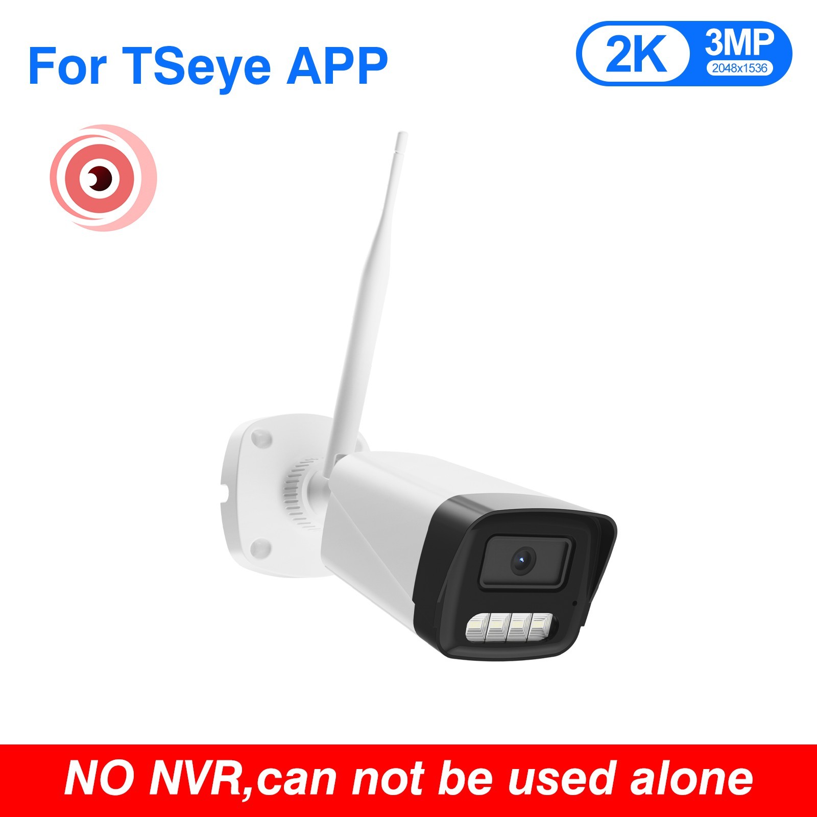 3MP Wireless Security IP Camera for TSeye APP Expanded more cameras