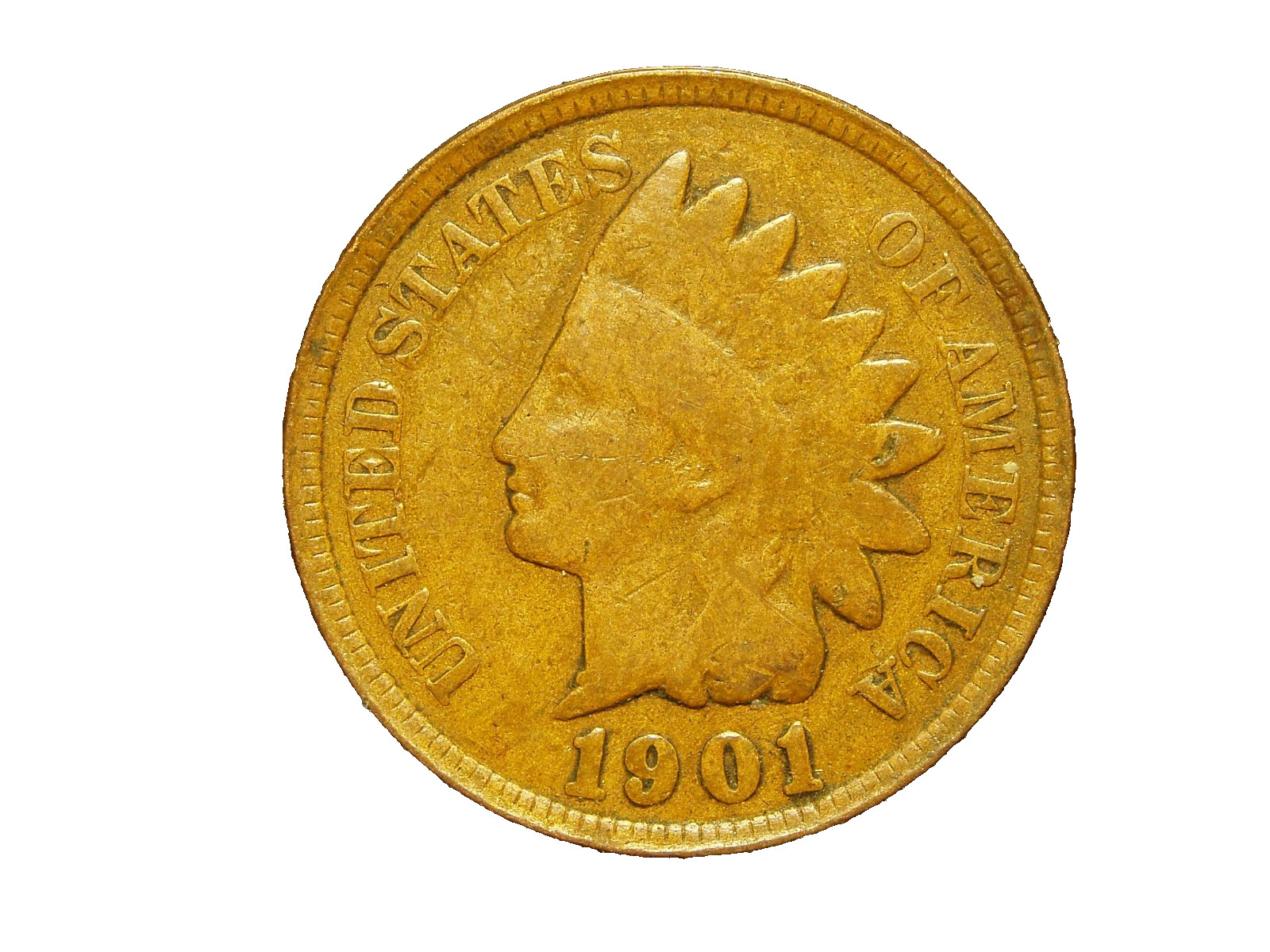 1901  INDIAN HEAD CENT #3