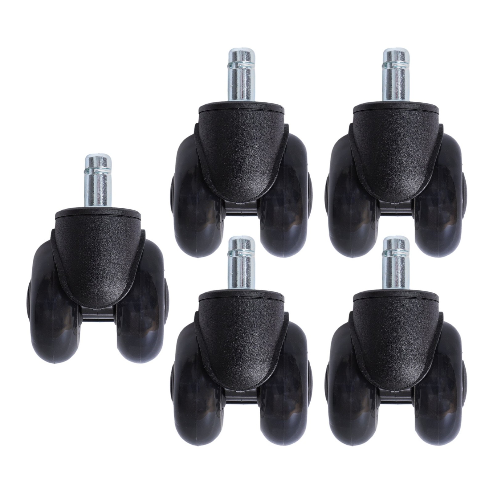 5 Pack 2 Inch Universal 360 Degree Heavy Duty Office Chair Caster Wheels